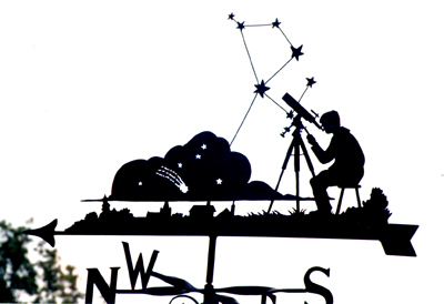 Stars at night weathervane